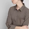Camisas de rayas finas cepilladas