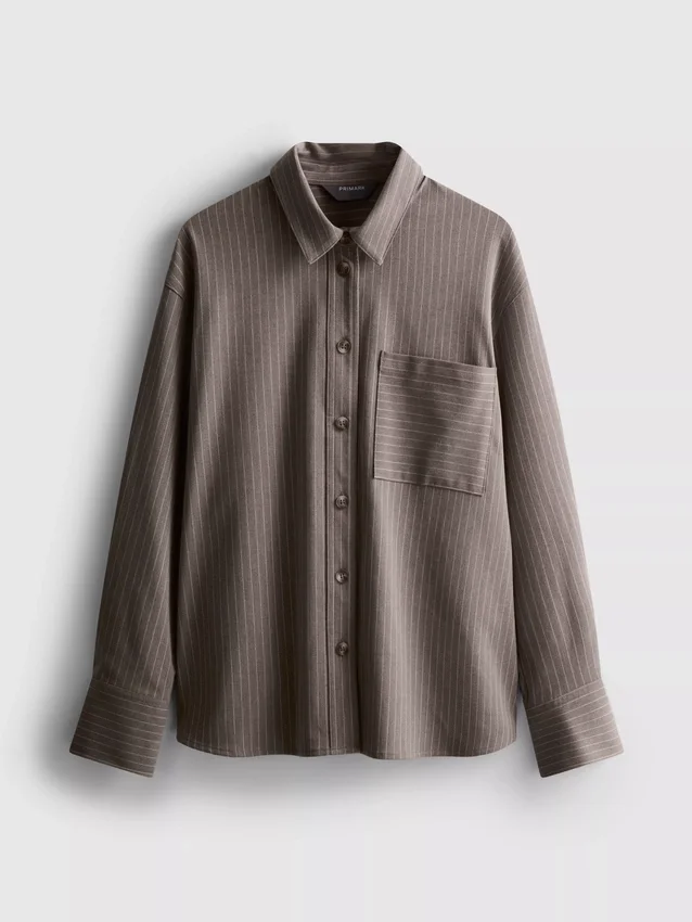 Camisas de rayas finas cepilladas