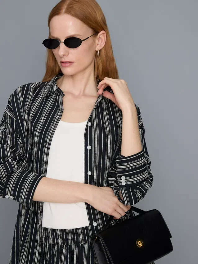 Camisas de rayas holgadas