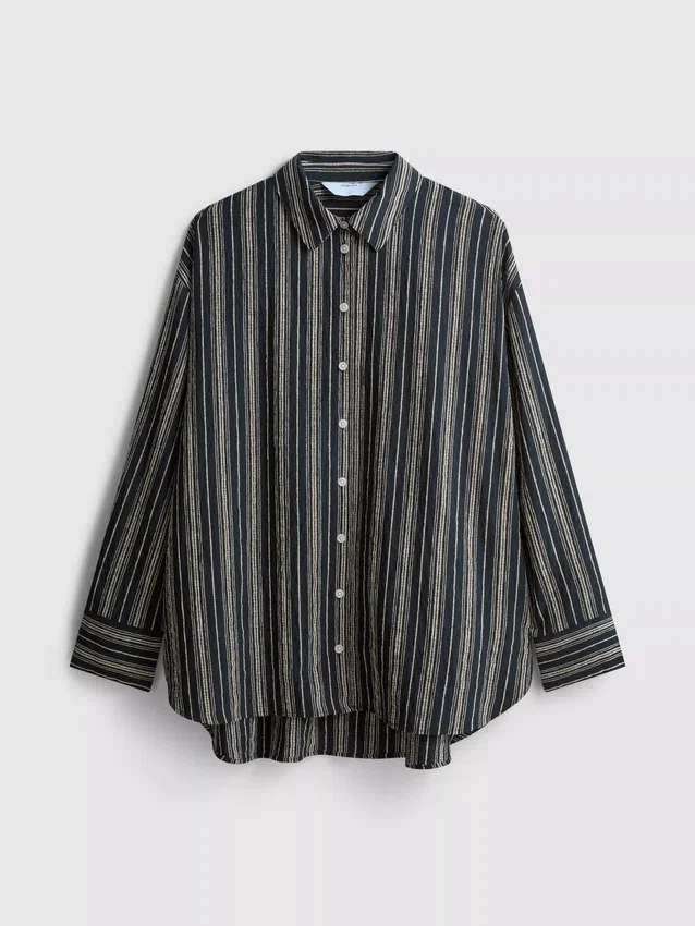 Camisas de rayas holgadas