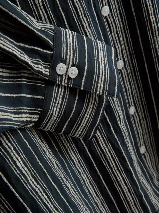 Camisas de rayas holgadas