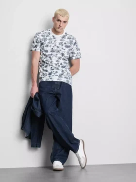 Camisas estampadas de manga corta