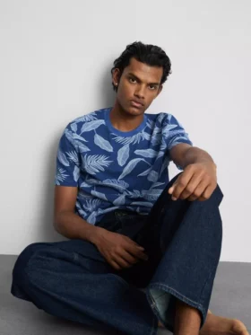 Camisas estampadas de manga corta