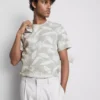Camisas estampadas de manga corta