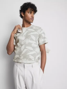 Camisas estampadas de manga corta