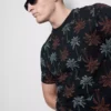 Camisas estampadas de manga corta