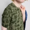 Camisas estampadas de manga corta