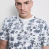 Camisas estampadas de manga corta