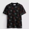 Camisas estampadas de manga corta