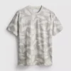Camisas estampadas de manga corta