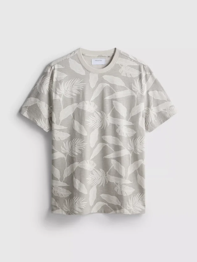 Camisas estampadas de manga corta