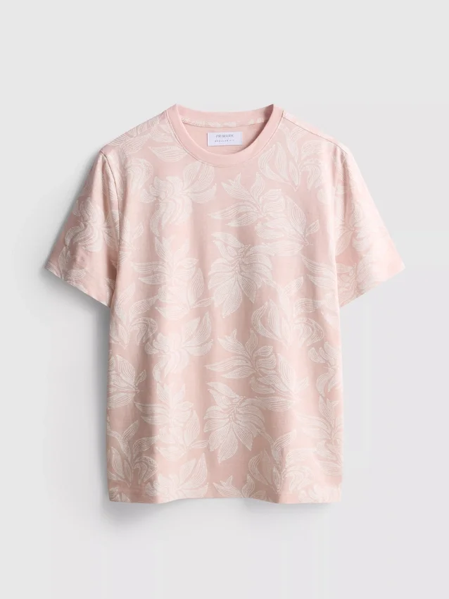 Camisas estampadas de manga corta