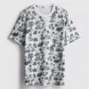 Camisas estampadas de manga corta