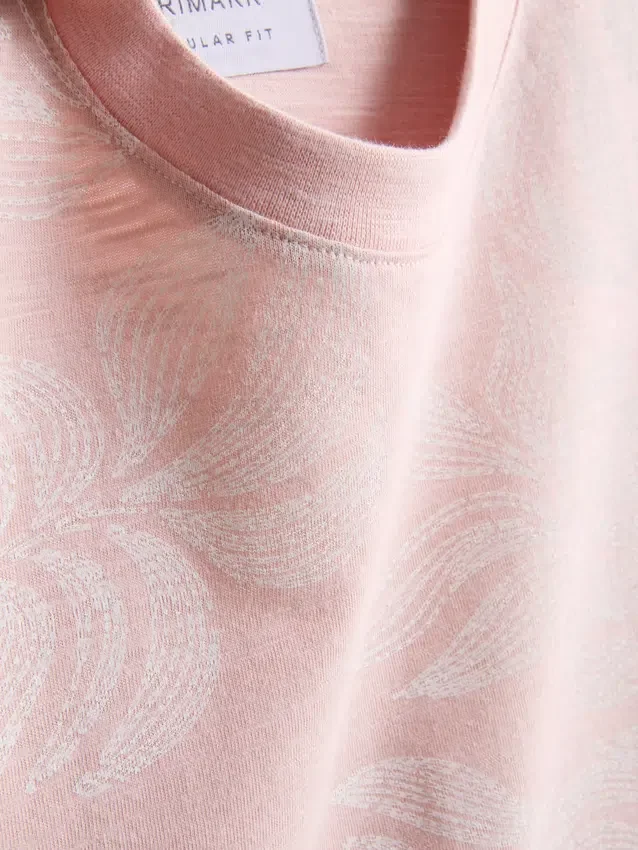 Camisas estampadas de manga corta