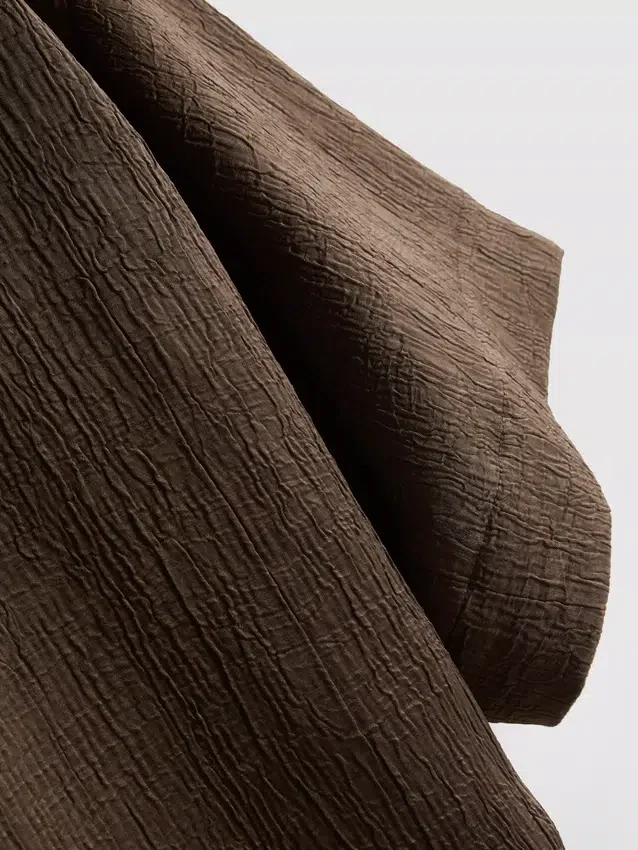 Camisas holgadas de satén texturizado