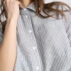 Camisas Oxford cortas de corte cuadrado y manga corta