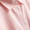 Camisas Oxford cortas de corte cuadrado y manga corta