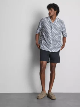 Camisas texturizadas con cuello revere