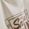 Camiseña de algodón «Peanuts Snoopy Café»