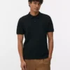 Camiseña de algodón piqué estilo polo