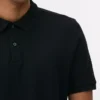 Camiseña de algodón piqué estilo polo