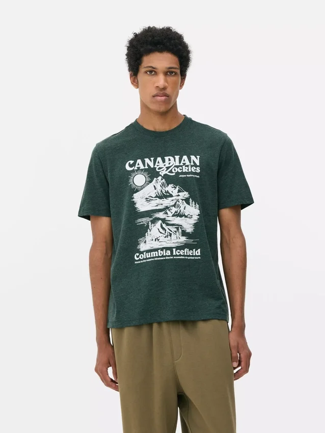 Camiseña de manga corta «Canadian Rockies»