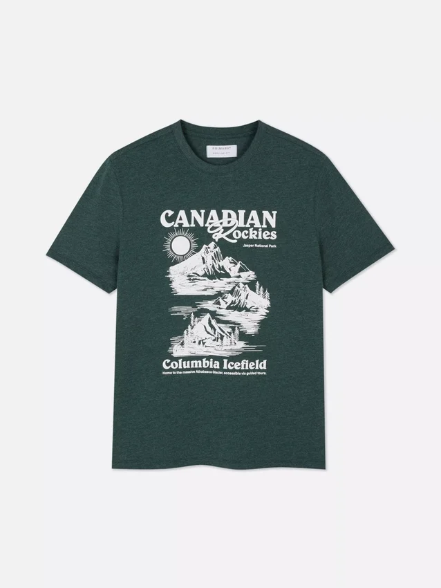 Camiseña de manga corta «Canadian Rockies»