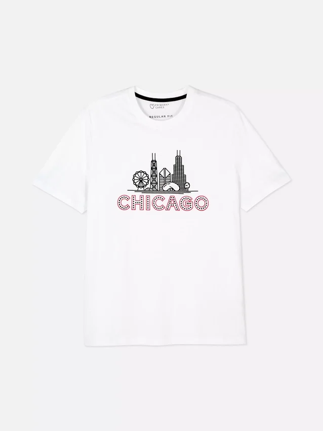 Camiseña de manga corta Chicago