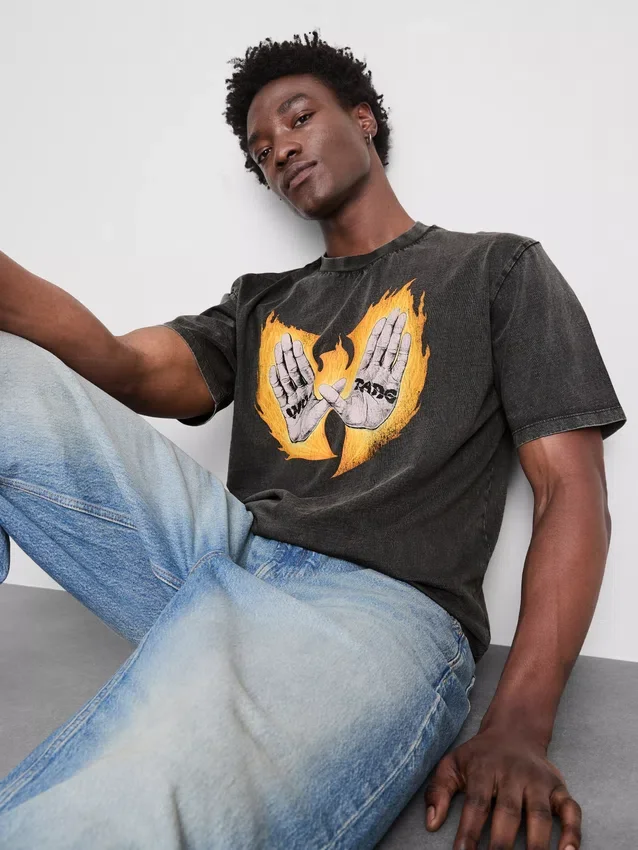 Camiseña de manga corta de Wu Tang Clan