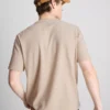 Camiseña Henley texturizada