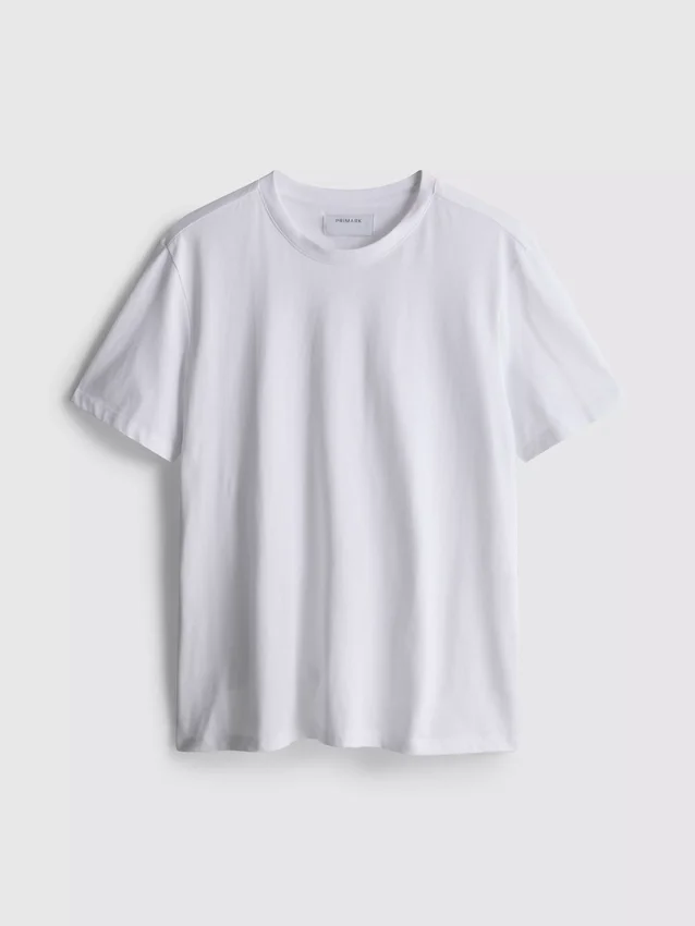 Camiseta blanca de corte regular
