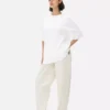 Camiseta básica de jersey de corte oversize