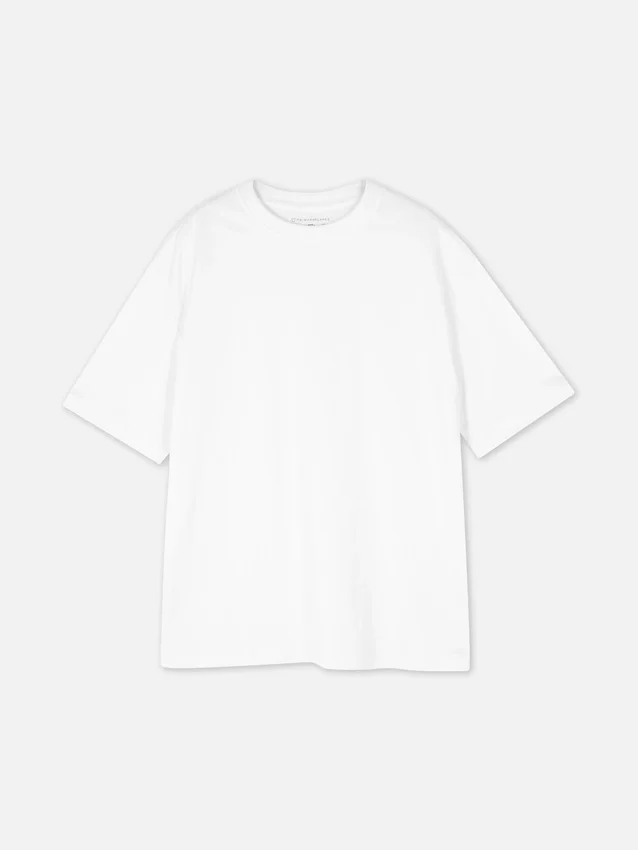 Camiseta básica de jersey de corte oversize