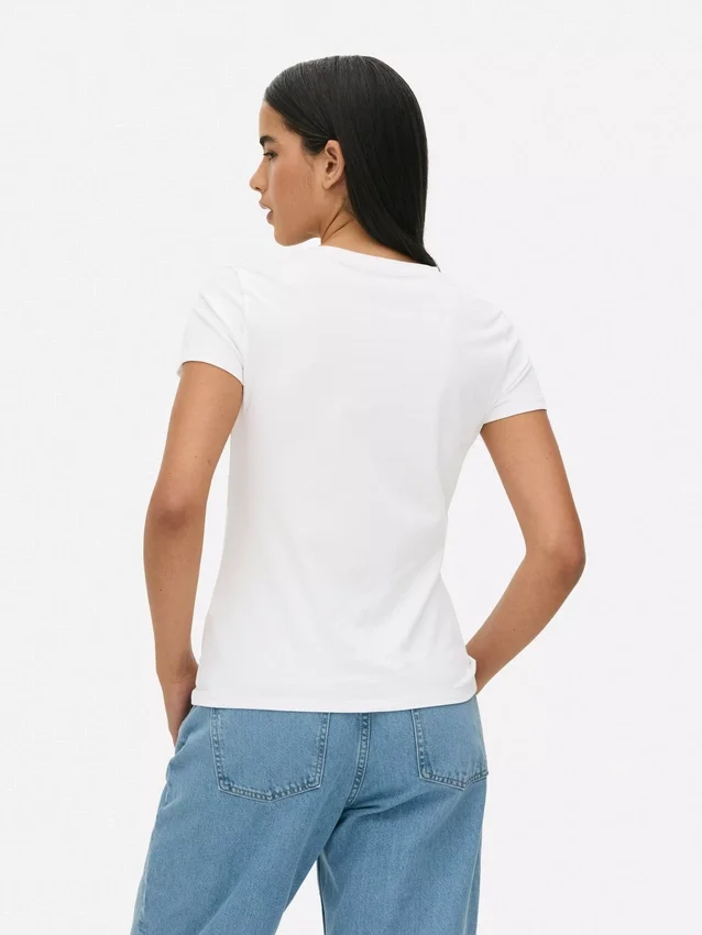 Camiseta básica de manga corta
