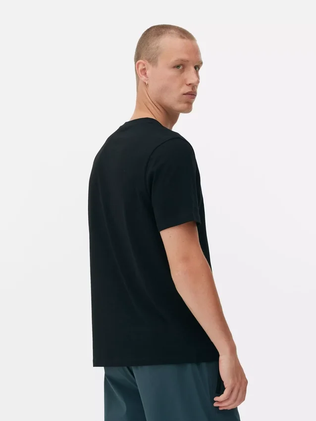 Camiseta clásica de cuello redondo