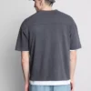 Camiseta con cuello en V y estampado de Chicago