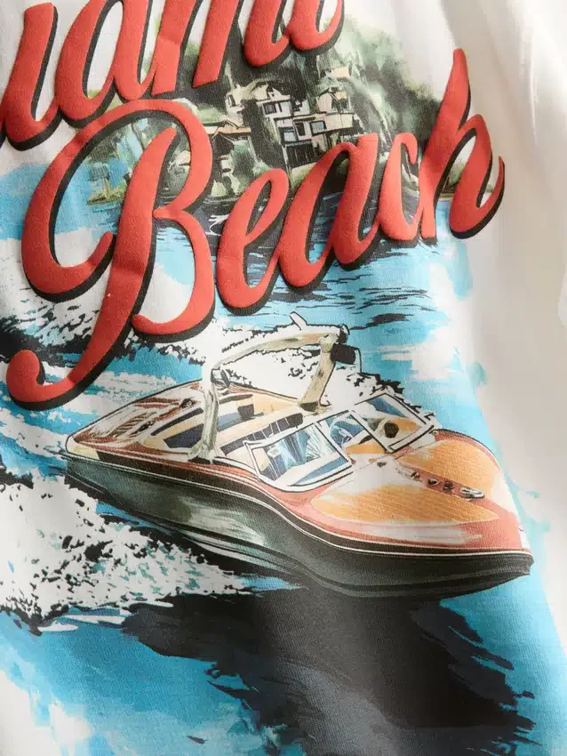 Camiseta con diseño de Miami Beach