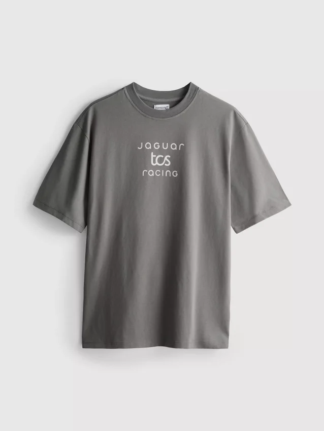 Camiseta con diseño gráfico de carreras de Jaguar TCS