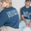 Camiseta con diseño gráfico de Nirvana Angel