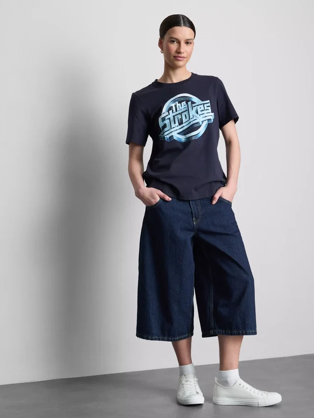 Camiseta con diseño gráfico de The Strokes