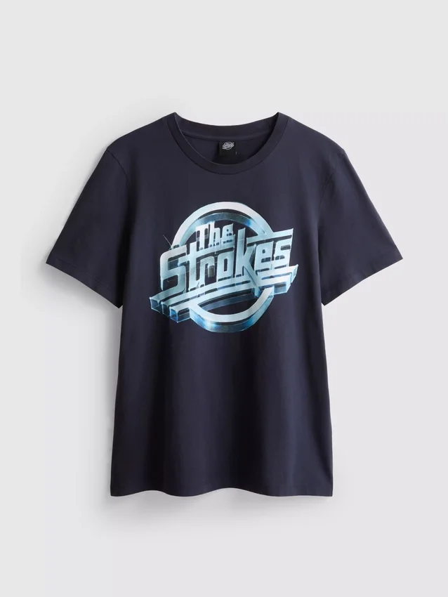 Camiseta con diseño gráfico de The Strokes