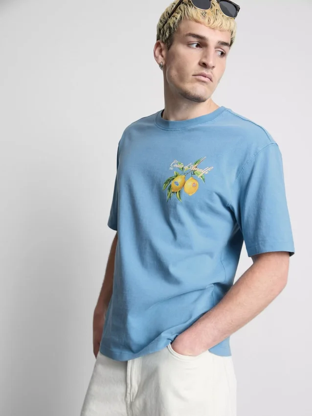 Camiseta con estampado de limones de Amalfi