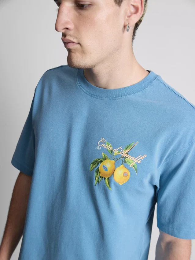 Camiseta con estampado de limones de Amalfi