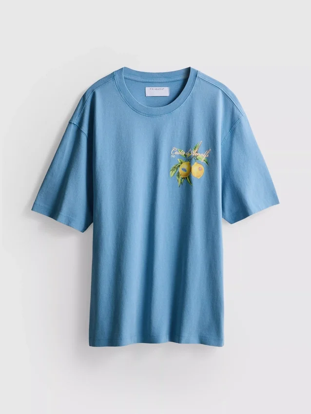 Camiseta con estampado de limones de Amalfi