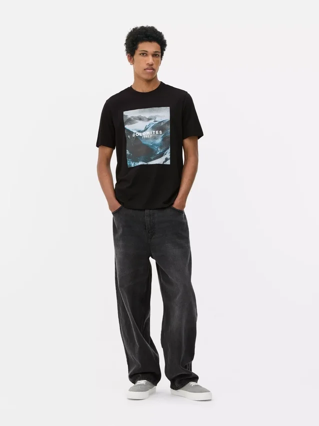 Camiseta con estampado de los Dolomitas