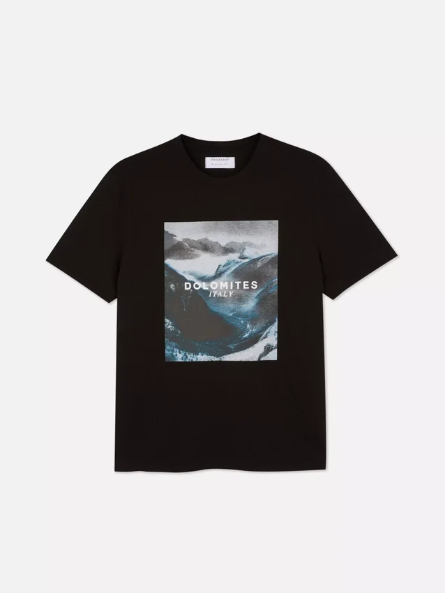 Camiseta con estampado de los Dolomitas