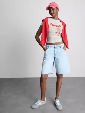 Camiseta corta «Havana» con estampado gráfico, con alto contenido de algodón