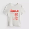 Camiseta corta «Havana» con estampado gráfico, con alto contenido de algodón