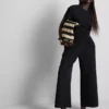 Camiseta cuadrada con detalles en las costuras, con alto contenido de algodón