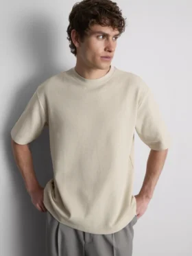 Camiseta cuadrada con textura